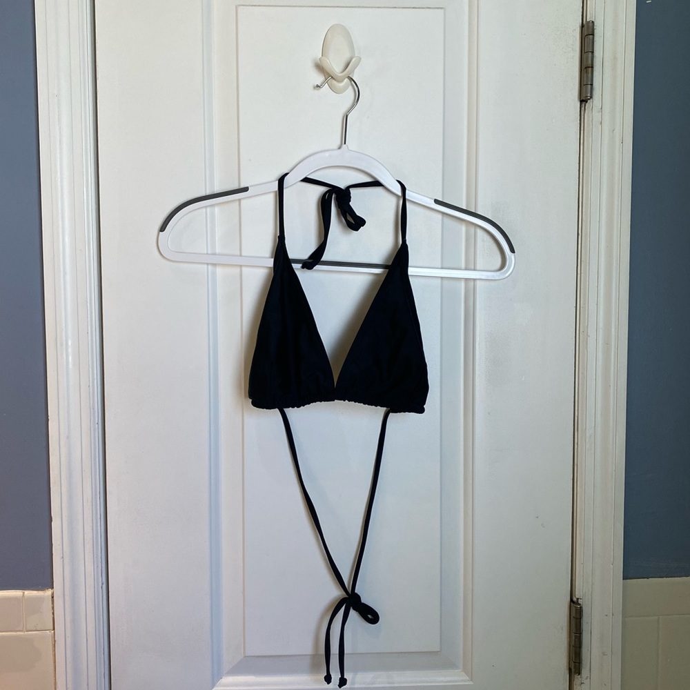 Black Triangle Bikini Top